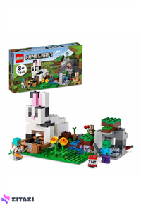 لگو ماینکرافت کد 21181 LEGO Minecraft The Rabbit Ranch Building Kit 