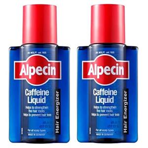 محلول تقویت کننده مو آلپسین مدل Caffeine حجم 200 میلی لیتر بسته 2 عددی