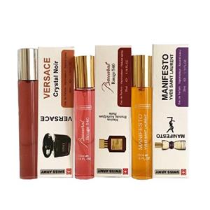 عطر جیبی زنانه سوئیس آرمی مدل پی 90 حجم 35 میلی لیتر مجموعه 3 عددی