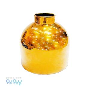 گلدان تپل طلایی آبکاری PVD