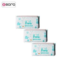 دستمال مرطوب پمپرز پریما تمیز کننده کودک مدل temiz ve ferah - بسته 192 عددی Prima Pampers temiz ve ferah Cleansing Wipes For Baby 192 pcs