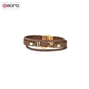 دستبند چرمی کهن چرم مدل BR157-7 Kohan Charm BR157-7 Leather Bracelet