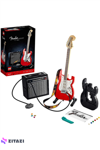 لگو ایده ها   Fender Stratocaster کد 21329 LEGO Ideas Fender Stratocaster 21329 Building Kit Idea for Guitar Players and Music Lovers (1,079 Pieces)