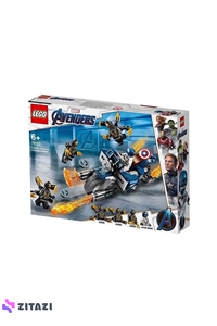 لگو مارول کد 76123 LEGO Marvel Avengers Captain America: Outriders Attack 76123 Building Kit (167 Pieces)