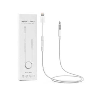 کابل تبدیل لایتنینگ به جک 3.5 AUX Audio  مدل MH021 به طول 1 متر