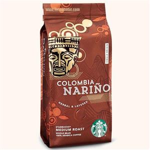 بسته قهوه استارباکس مدل کلمبیا نارینو 250 گرمی Starbucks Colombia Narino Coffee 250g 