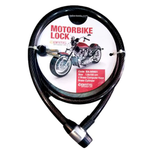 قفل کابلی موتور سیکلت باتیس کد 9901 Batis motorcycle lock code 9901