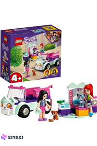 لگو فرندز کد 41439 LEGO Friends Cat Grooming Car 41439 Building Kit; Collectible Toy That Makes a Great Holiday or Birthday Gift Idea, New 2021 (60 Pieces)