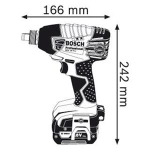 اچار بکس شارژی چکشی بوش مدل GDX 18 V LI Bosch Impact Wrench 