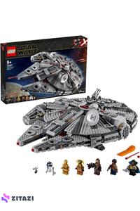 لگو استار وارز کد 75257 LEGO Star Wars The Rise of Skywalker Millennium Falcon Starship Model Building Kit and Minifigures 1 351 Pieces 