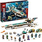 LEGO NINJAGO Hydro Bounty 71756 Building Kit; Submarine Toy Featuring NINJAGO Kai and Lloyd