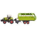 ماشین بازی سیکو تراکتور Siku 1846 Claas Axion 850 مدل Tractor with Trailer 