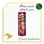 چیپس پرینگلز با طعم سس باربیکو وزن 165 گرم