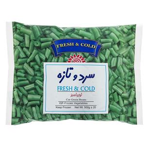 لوبیا سبز منجمد 500 گرمی سرد تازه Sardotaze Frozen Green Beans 500gr 