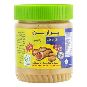 کره بادام زمینی بدون شکر و نمک 350 گرمی پرارین 