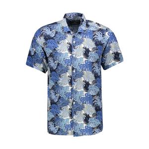 پیراهن آستین کوتاه مردانه مدل هاوایی کد AB