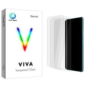 محافظ صفحه نمایش شیشه ای جانبو مدل Viva Glass MIX3 مناسب برای گوشی موبایل اینفینیکس Hot 11 2020 بسته سه عددی Junbo Screen Protector For Infinix Pack Of 3 