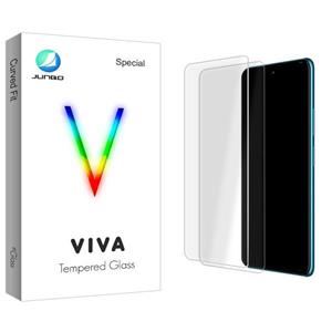 محافظ صفحه نمایش شیشه جانبو مدل Viva Glass مناسب برای گوشی موبایل موتورولا EDGE 20 Pro بسته دو عددی Junbo Screen Protector For Motorola Pack Of 
