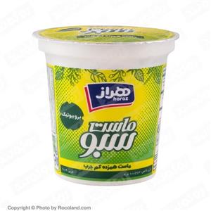 ماست سبو همزده کم چرب پروبیوتیک 800 گرمی هراز Haraz Low Fat SAboo Yoghurt 800Gr