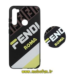 قاب گوشی Redmi Note 8 2021 شیائومی فانتزی سوزنی برجسته طرح FENDI ROMA پاپ سوکت دار کد 354 
