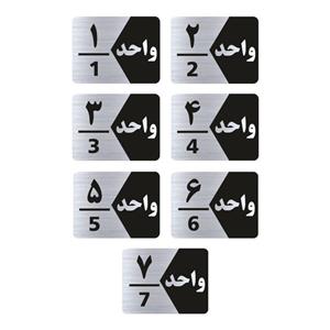 تابلو راهنما طرح واحد مدل GNS307 مجموعه 7 عددی