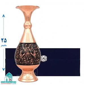 گلدان مسی مدل الماس تراش کد 25