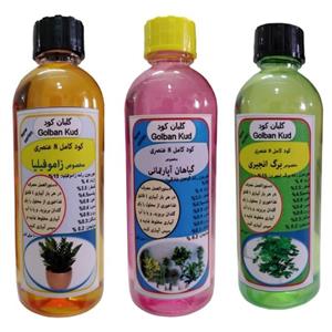 کود پک زاموفیلیا و برگ انجیری و مولتی کود عمومی گیاهان مدل Pak01 حجم 100 میلی لیتر بسته سه عددی