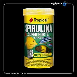 غذای ماهی تروپیکال مدل Super Spirulina Forte وزن 50 گرم