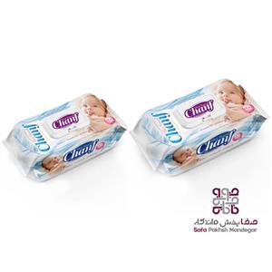 دستمال مرطوب کودک چانف کد 120 مجموعه 2 عددی