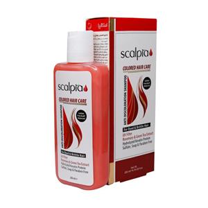 شامپو مخصوص موهای رنگ شده بانوان اسکالپیا 200 میلی لیتر