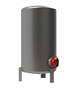 منبع کویل دار عمودی 2000 لیتری ایده آل مخزن