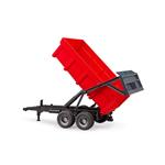 Tipping trailer with automatic tailgate