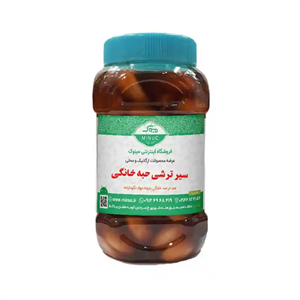 سیر ترشی حبه ای خانگی ۱ کیلویی