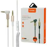 کابل فنری Novax AX-15 AUX 1.2m یکسر L