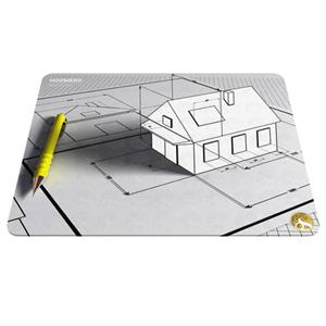 ماوس پد هومرو مدل A5298 طرح معماری