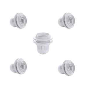 سرپیچ لامپ گریف دار پایه E27 مدل راکوردار بسته 5 عددی -