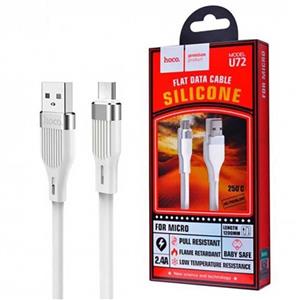کابل تبدیل  USB به لایتنینگ هوکو مدل   U72 Silicone  طول 1.2 متر