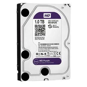 هارد دیسک اینترنال وسترن دیجیتال مدل Purple WD10SORZ ظرفیت 1 ترابایت