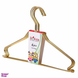 چوب لباسی مدل الماس طرح چوب بسته 6 عددی