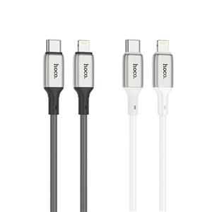 کابل تبدیل USB-C به لایتنینگ هوکو مدل X66 PD 20W طول 1 متر
