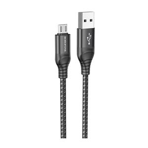 کابل تبدیل USB به MICROUSB بروفون مدل BX56 طول 1 متر 