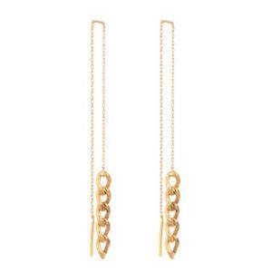 گوشواره طلا 18 عیار زنانه دوست خوب مدل dk495 -