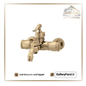 شیر حمام کرومات مدل ریور طلایی