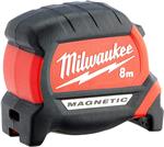 متر میلواکی Milwaukee 48227308 Premium Mag Tape Measure HP8Mg/27, Red/Black 