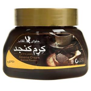 کرم کنجد عقاب با طعم کاکائو 350 گرم Oghab Cacao Flavored Sesame Cream 350gr 