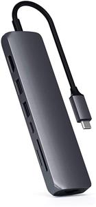 هاب Satechi USB-C Slim Multi-Port with Ethernet Adapter