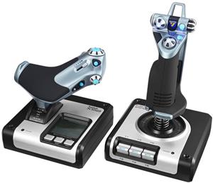 جوی استیک کنترل پرواز Logitech G Saitek X52 Pro Flight Control System