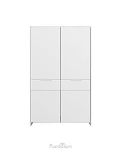 کمد سفید ام دی اف ضدخش مدل C.L0016