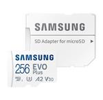 کارت حافظه MicroSDXC سامسونگ مدل Samsung EVO Plus UHS-I U3 A2 V30 ظرفیت 256 گیگابایت