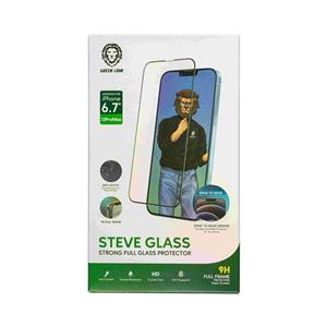 گلس محافظ شفاف iPhone 13 Pro MAX مدل Green STEVE Glass 